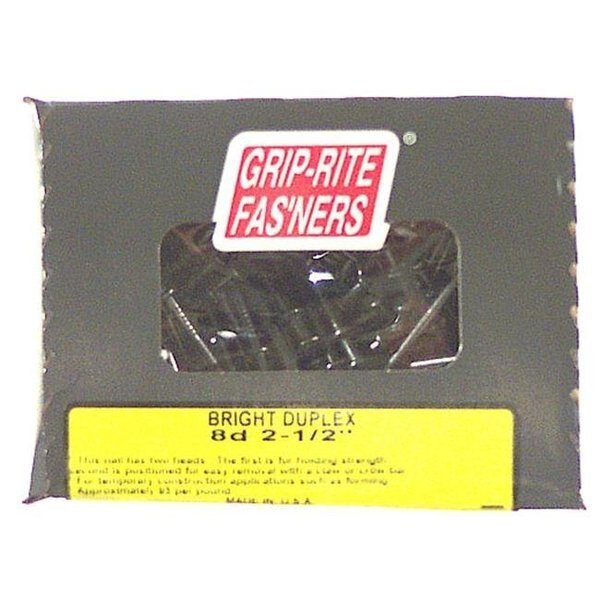 Prime Source  2-.25in. Bright Double-Head Shank Duplex Nail  8DUP5, Primus Source, Mfr#: 8DUP5